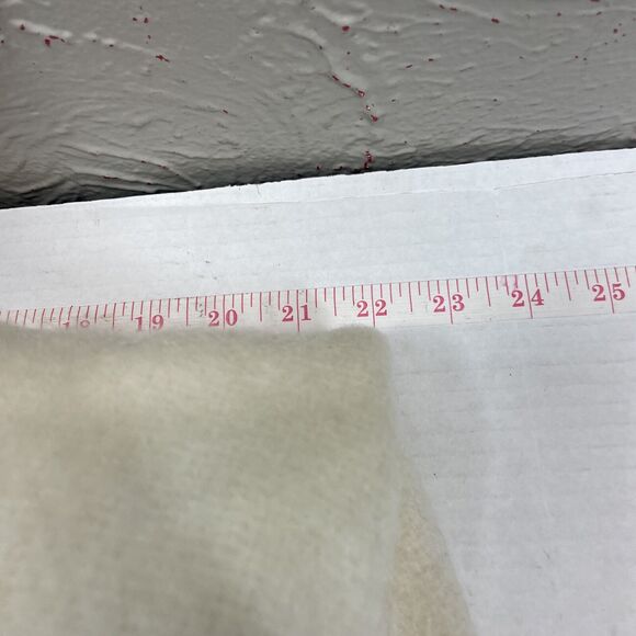 Women's Josephine Chaus Beige Open Front Wool Mohair Blazer Jacket Size 10 - Picture 6 of 6